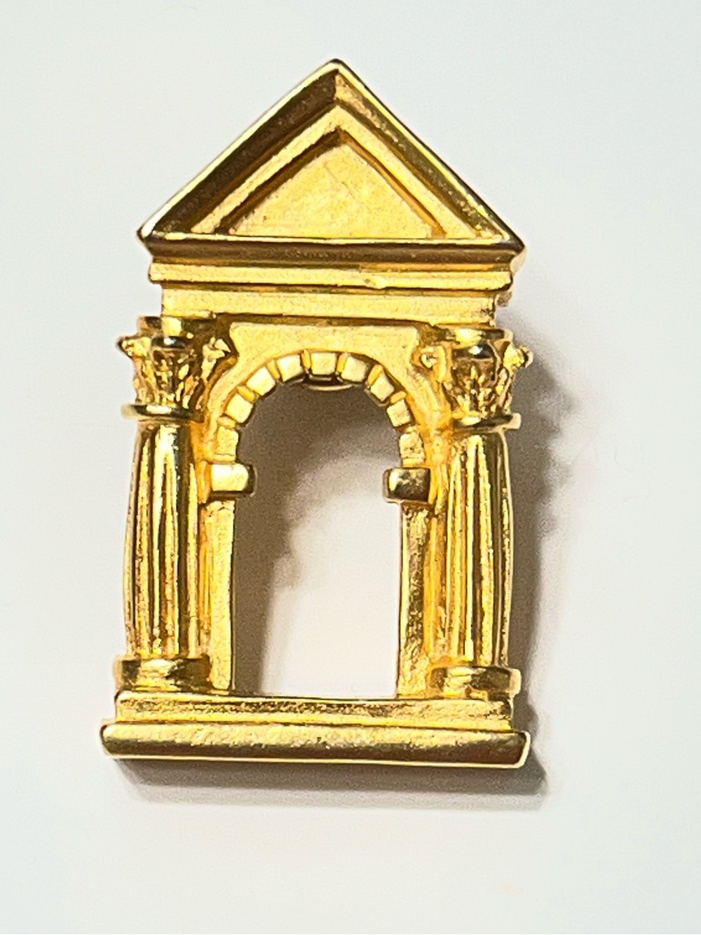 Vintage Gold-tone Architectural Arch Pin/Brooch